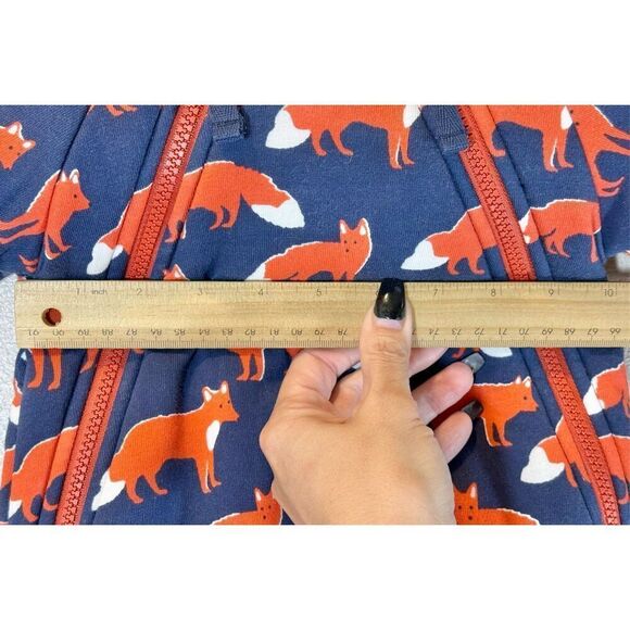 NWOT Baby Boden Cozy All In One Hooded Fox Snowsuit 3-6 Months - Picture 11 of 12